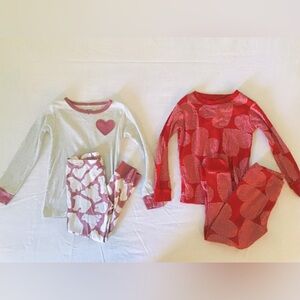 Carter’s Pajama  2 Sets 4 Pieces Cotton Soft Breathable Cozy Heart Print